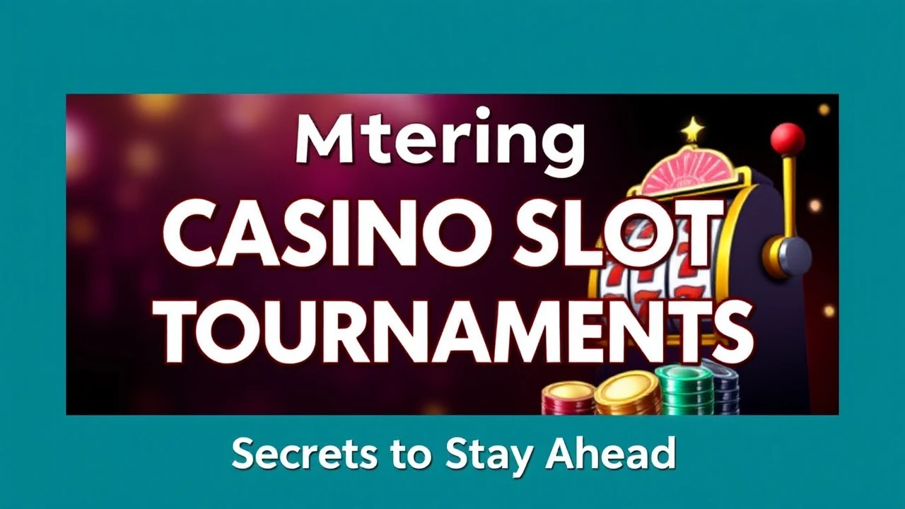 Mastering Casino Slot Tournaments: Secrets to Stay Ahead