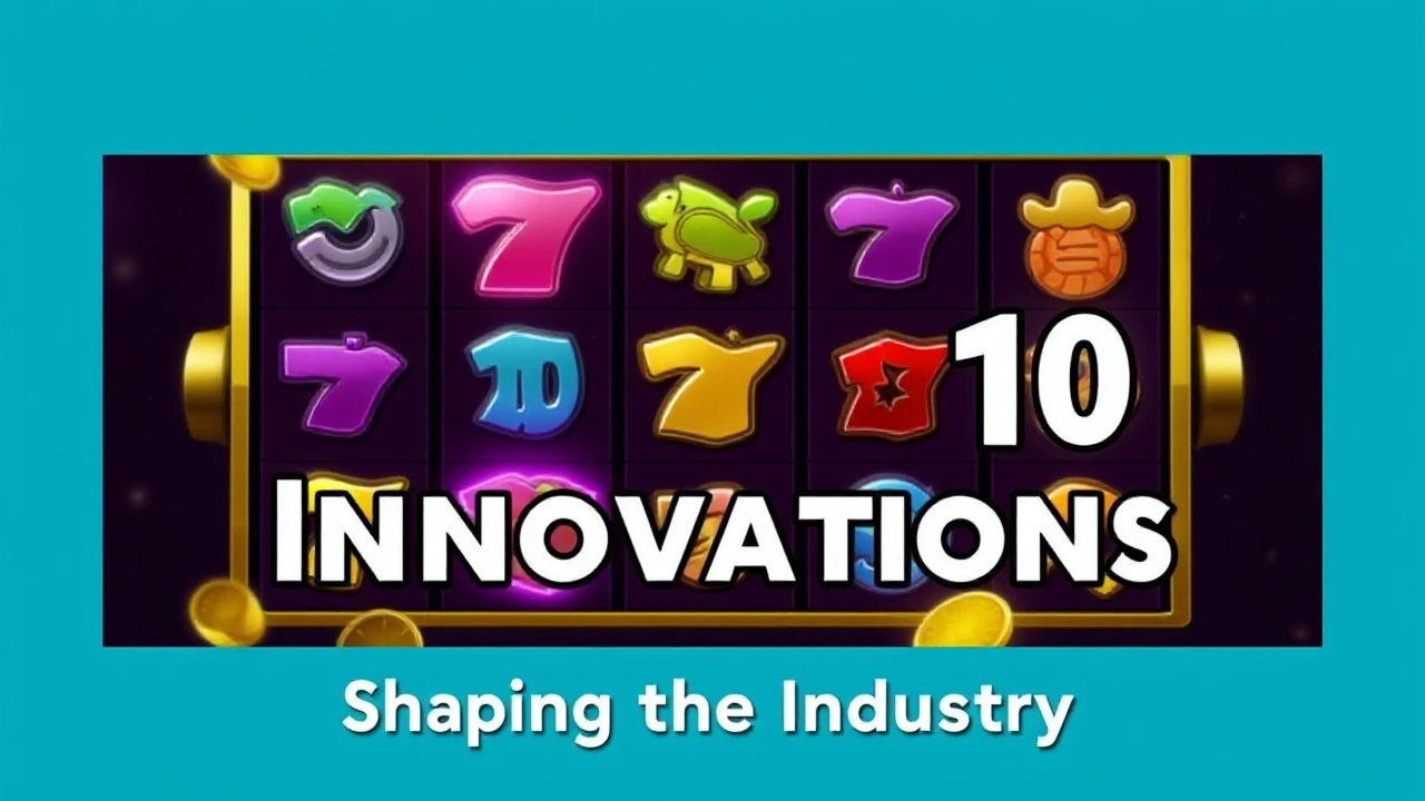 Shaping the Industry: The Top 10 Slot Game Innovations